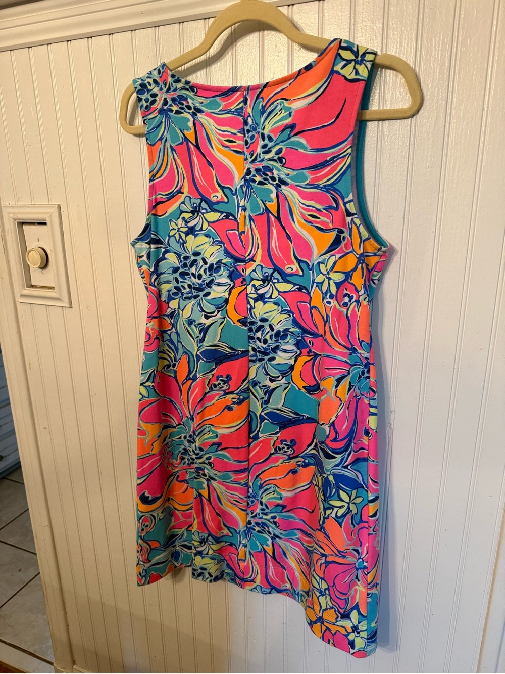 Lilly Pulitzer Harper Shift Seaside Aqua Medium Dress - Picture 4 of 7